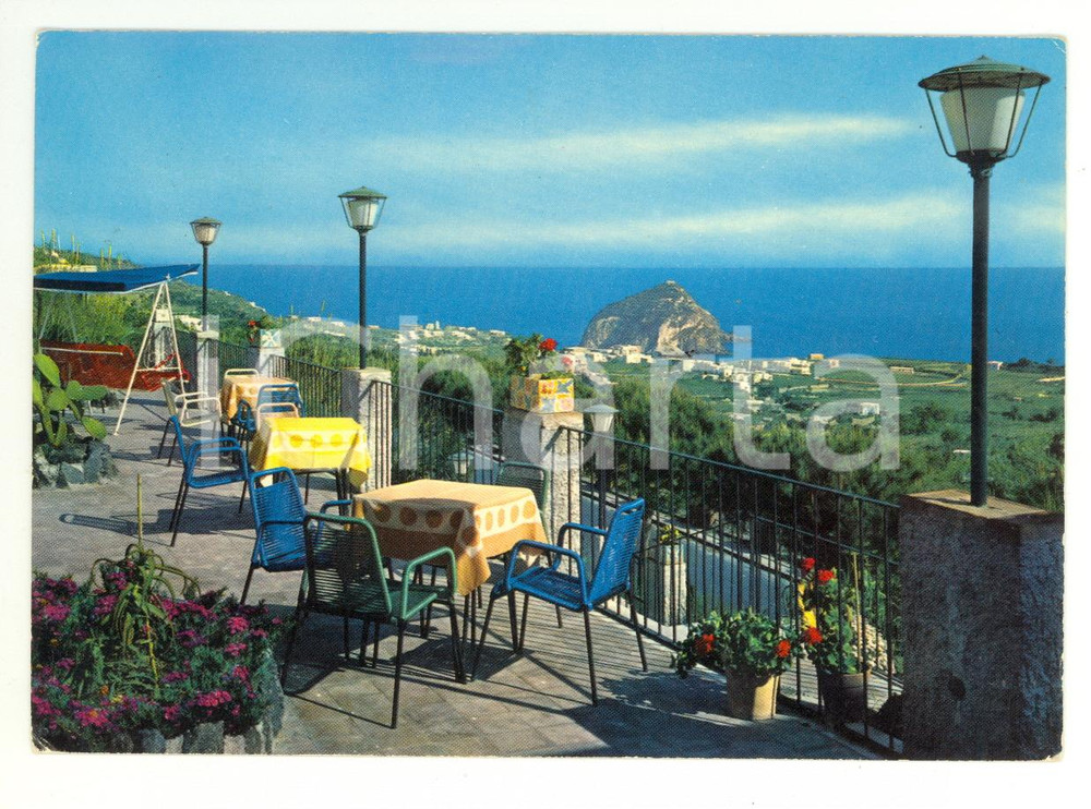 Cartolina originale da collezione 1968 ISCHIA FORIO Sant Angelo Hotel DELLA GINESTRA a PANZA Cartolina VINTAGE FG 1
