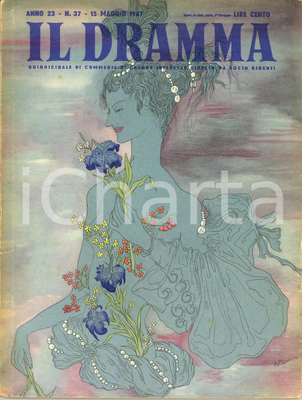 Giornale, rivista storica 1947 IL DRAMMA Simon GANTILLON Bifur Ill. PALLAVICINI Rivista Anno XXIII nÂ° 37 1