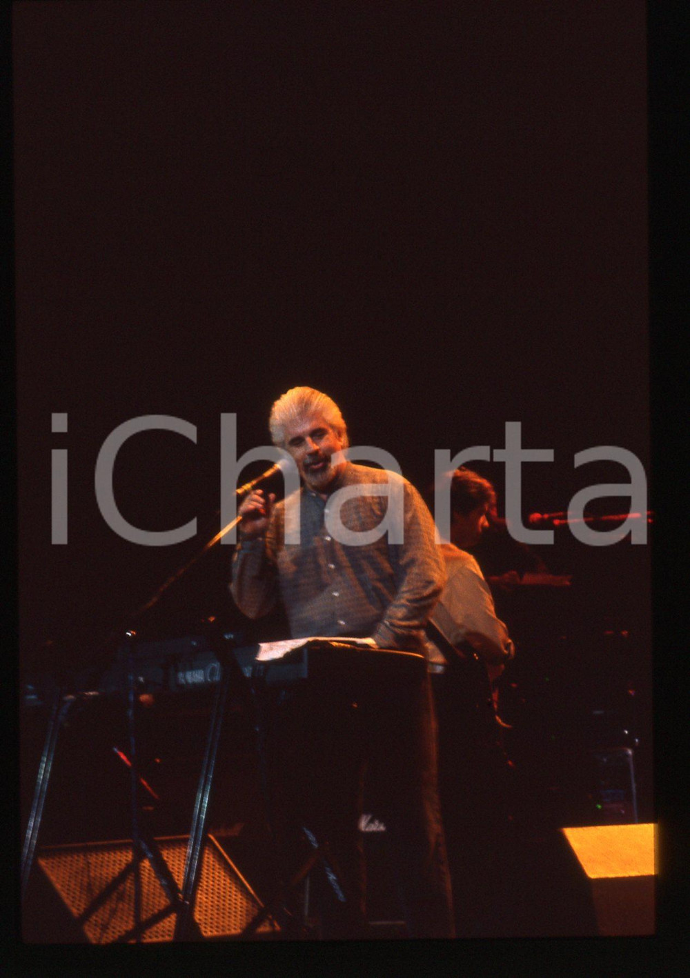 35mm vintage slide* 1993 MILANO Michael MCDONALD concerto al Teatro Nazionale 8