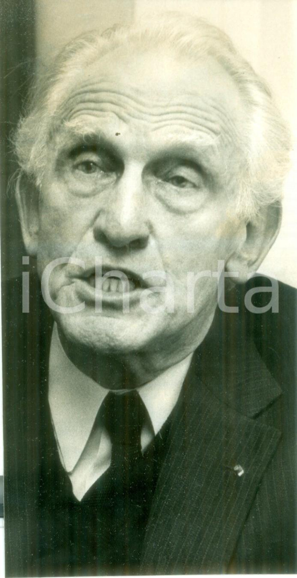 Fotografia d epoca originale 1983 PARIS Medico Paul MILLIEZ in conferenza stampa Fotografia 1