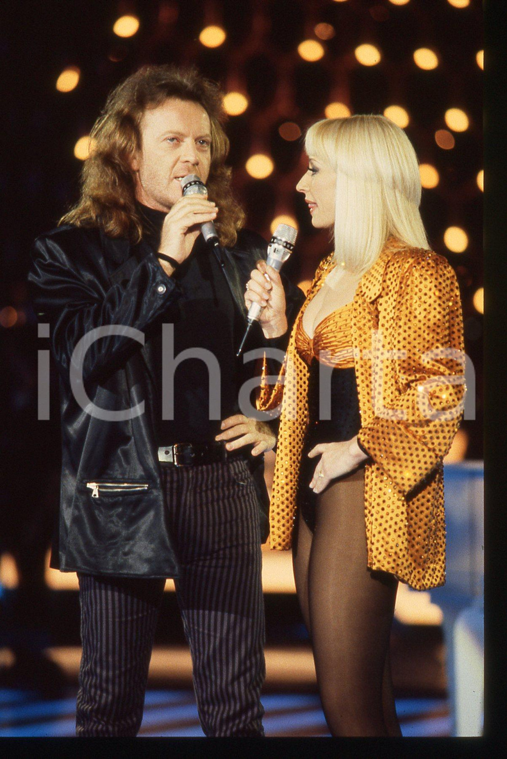 35mm vintage slide*1988 RAFFAELLA CARRA' SHOW Umberto TOZZI Raffaella CARRA' 1