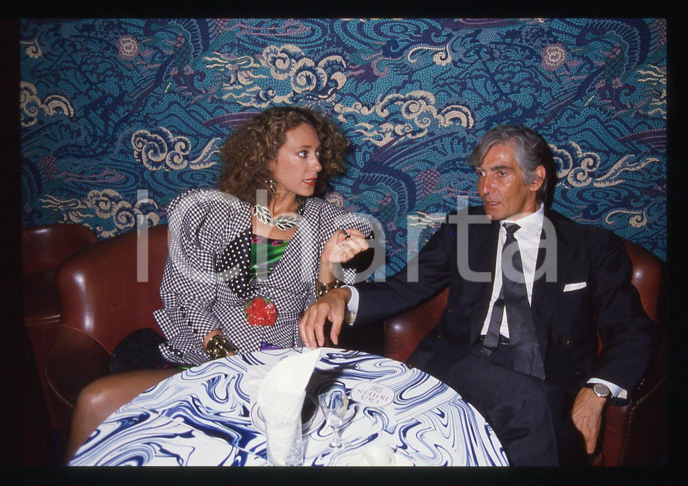 35mm vintage slide* 1992 ca Marisa BERENSON Costanzo MUTTI (3)