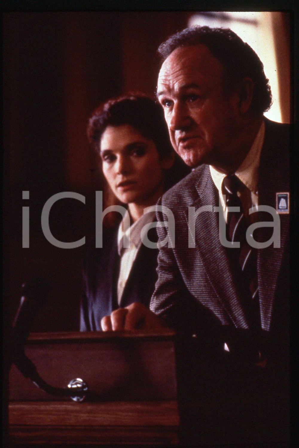 35mm vintage slide* 1991 CLASS ACTION Gene HACKMAN Mary Elisabeth MASTRANTONIO 3