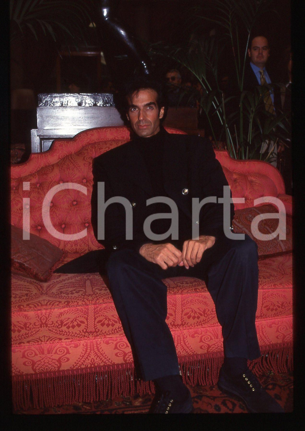 35mm vintage slide* 1995ca COSTUME David COPPERFIELD Ritratto illusionista 28