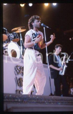 35mm vintage slide* 1985 MUSIC Eurotops "SAMURAI" - Michael CRETU musician (11)