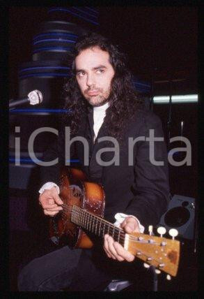 35mm vintage slide* 1990 MUSIC "ACADIE" Daniel LANOIS guitarist & vocalist (28)