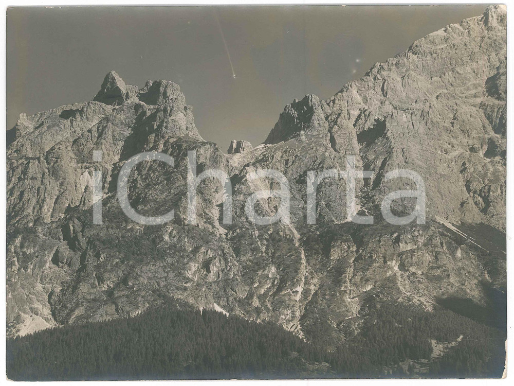 Fotografia d epoca originale 1940 ca DOLOMITI  Monte ANTELAO  Veduta  Fotografia 24x18 cm 1