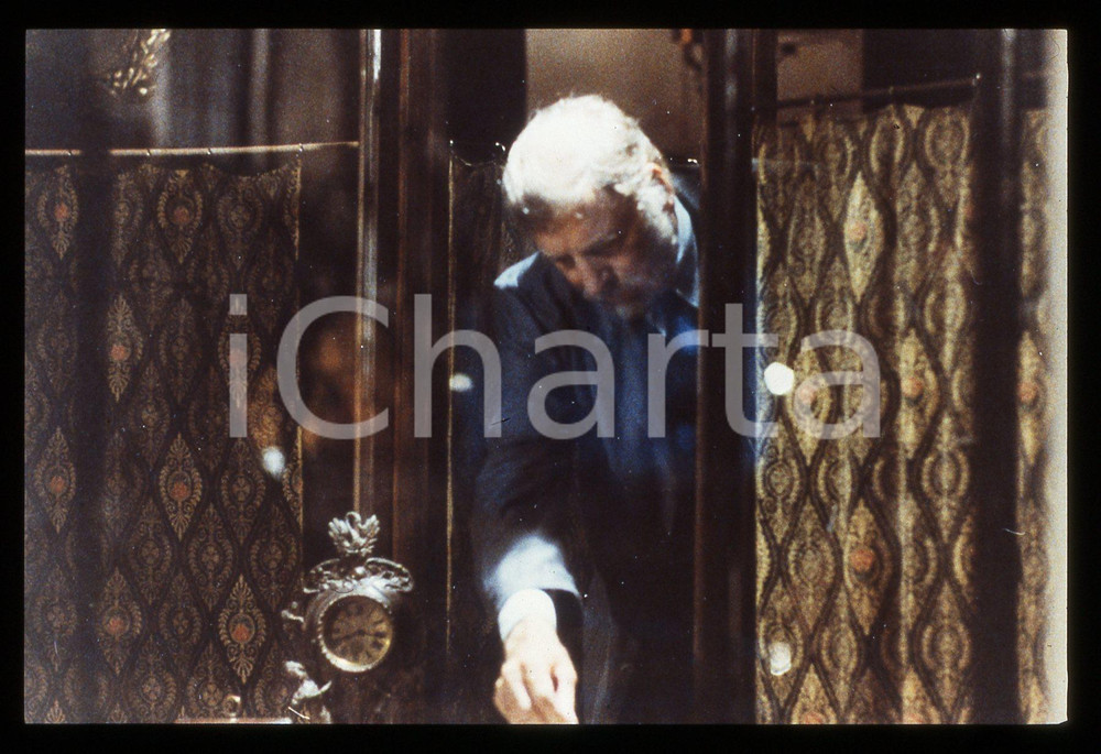 35mm vintage slide*1988 LA BOTTEGA DELL'OREFICE Burt LANCASTER Scena del film 15
