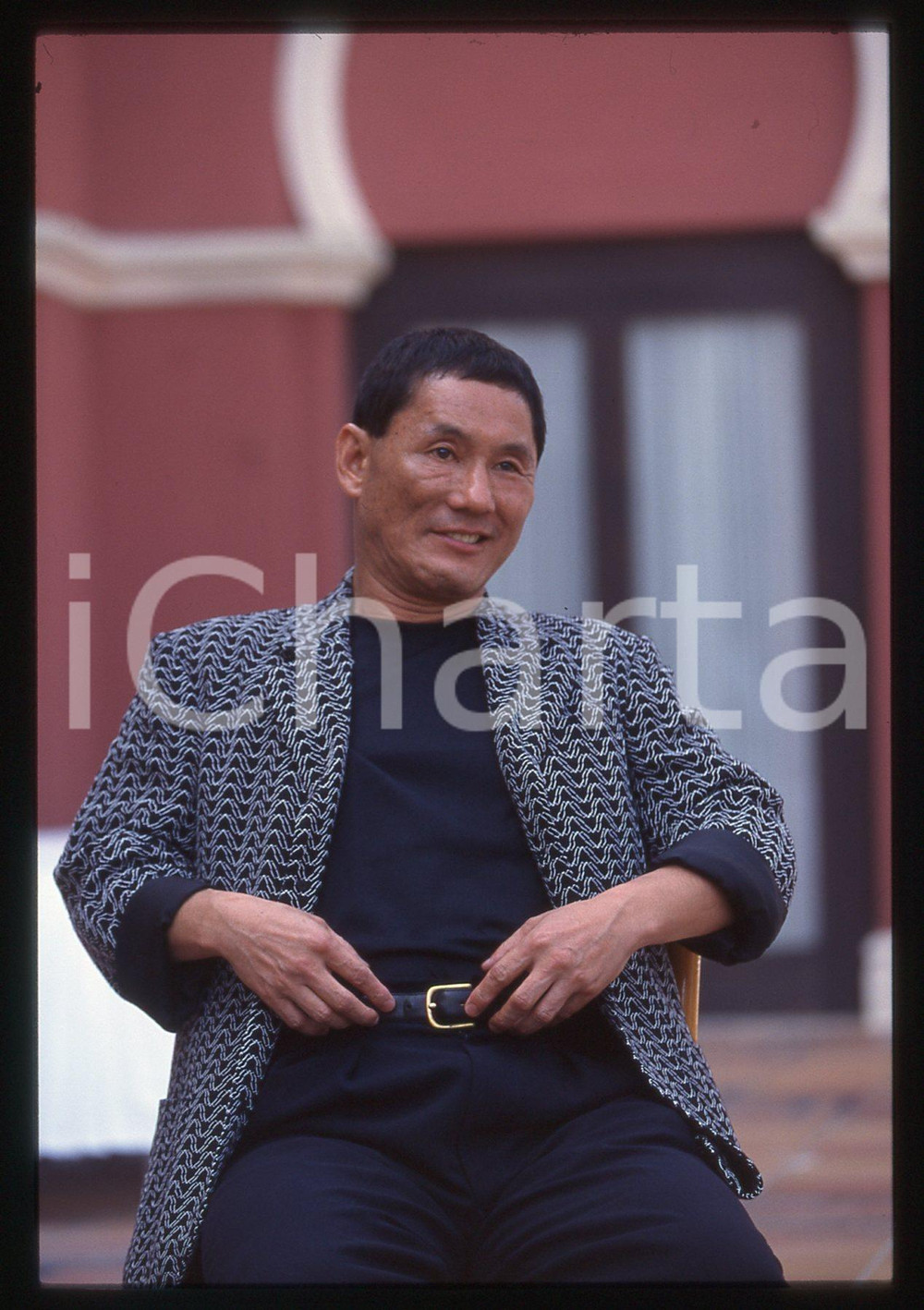 35mm vintage slide* 1997 MOSTRA DI VENEZIA Takeshi KITANO Ritratto del regista 9