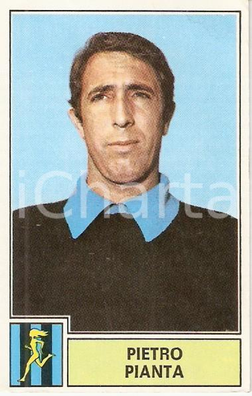 Oggetto da collezione cartaceo PANINI - CALCIATORI 1971 - 1972 Figurina Pietro PIANTA Serie A ATALANTA 1