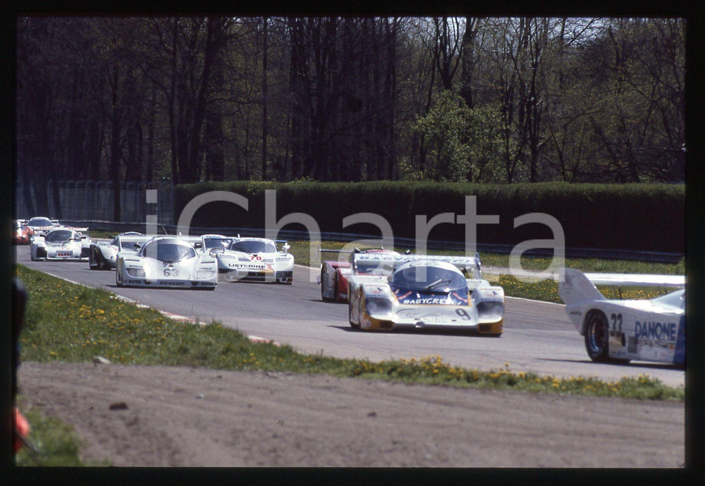 35mm vintage slide* 1986 360 KM MONZA PORSCHE 956 Obermaier Racing - Gara (5)