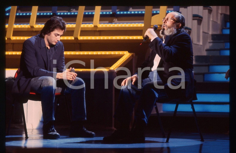 35mm vintage slide* 1993 SANREMO Massimo e Domenico MODUGNO cantano DELFINI (6)