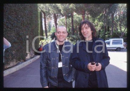 Max PEZZALI - ITALY Singer of 883 group 1998 ca * 35 mm vintage slide 36