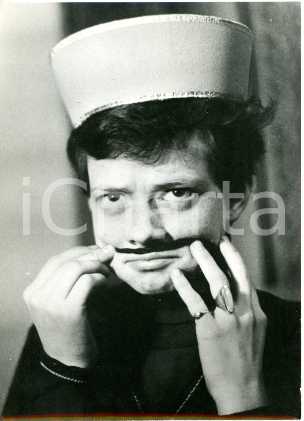 1963 ROMA Rita PAVONE travestita da marinaio per carnevale *Foto 13x18