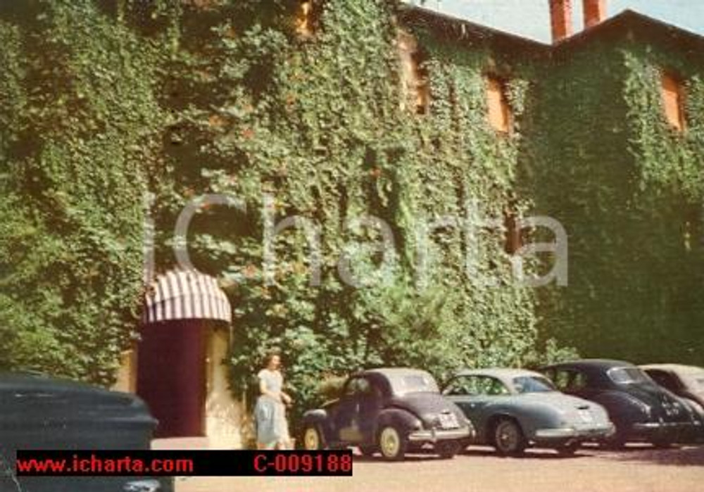 Cartolina originale da collezione 1969 CERVIA (RA) L'Hotel Mare e Pineta ANIMATA Cartolina FG VG 1
