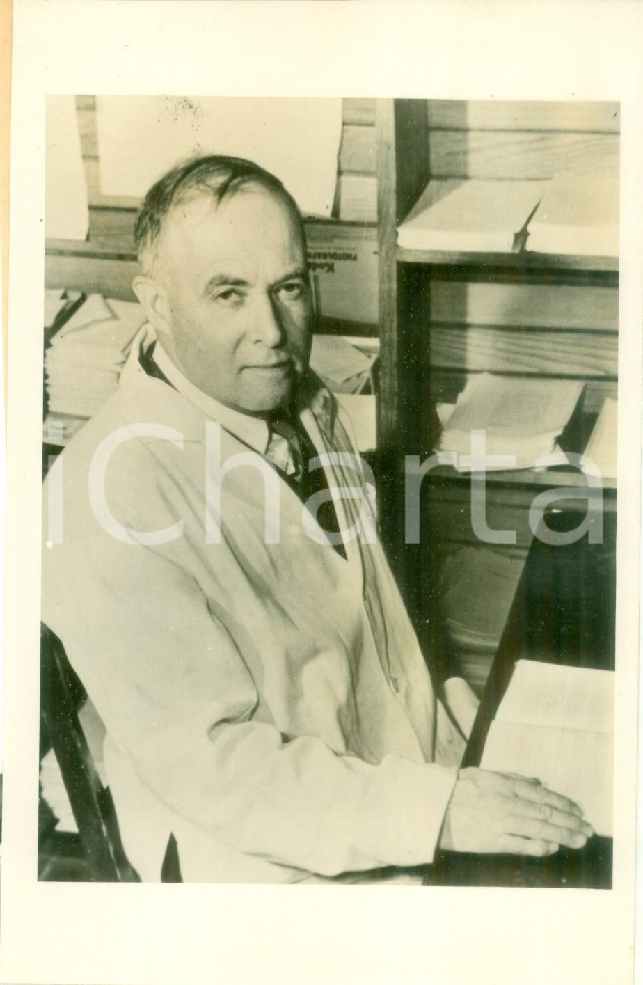 Fotografia d epoca originale 1946 ITHACA USA James BATCHELLER SUMNER Premio NOBEL per la chimica Fotografia 1