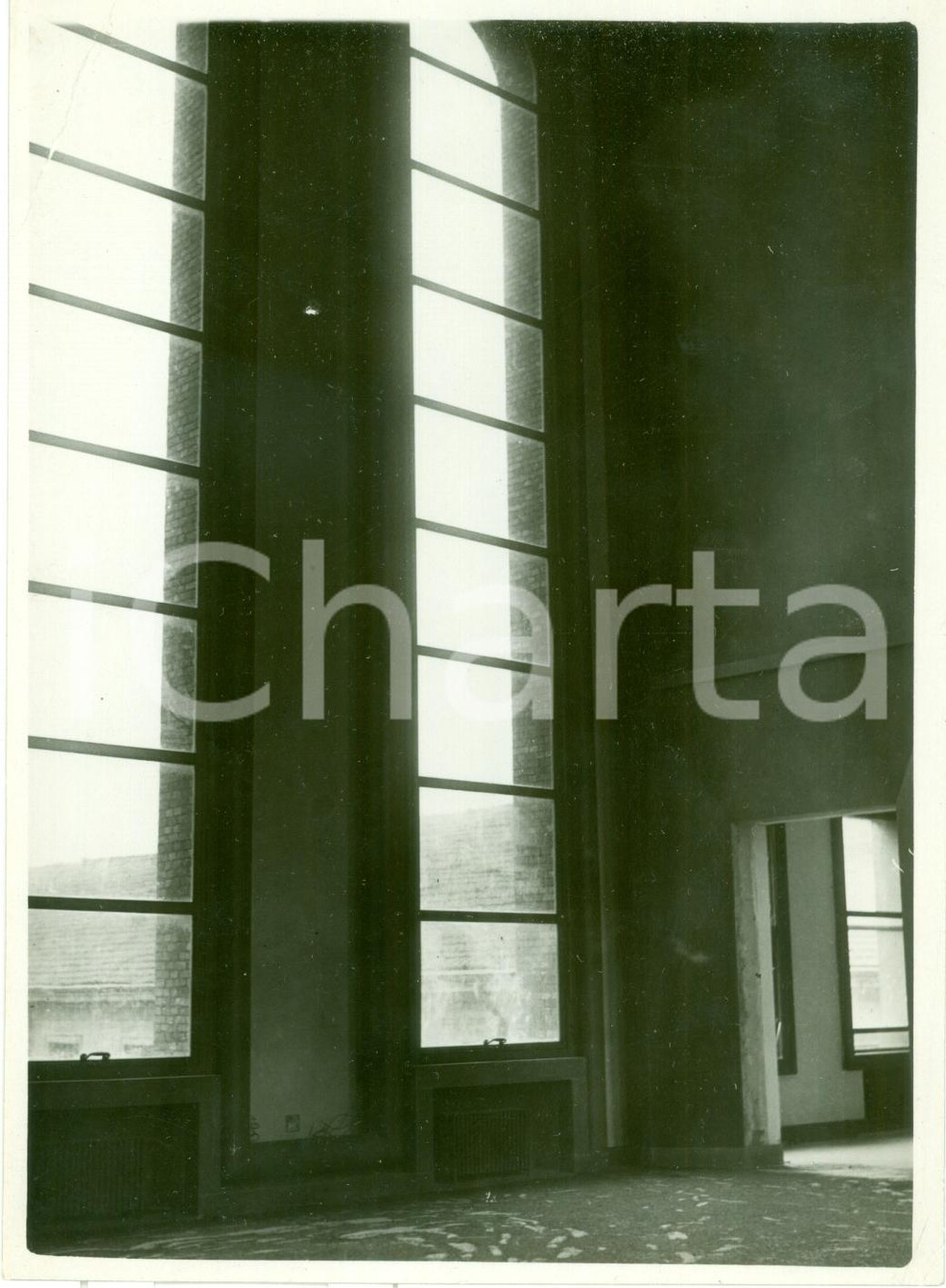 Fotografia d epoca originale 1932 MILANO PORTA VITTORIA Finestre Palazzo Sindacato Fascista Fotografia 1