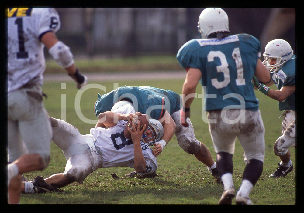 35mm vintage slide* 1995 MILANO FOOTBALL RHINOS Milano vs DOLPHINS Marche (3)