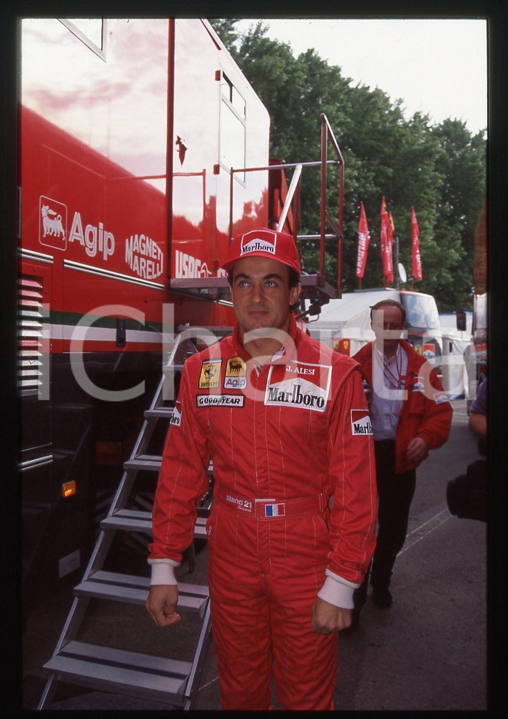 35mm vintage slide* 1995 GP SAN MARINO Jean ALESI scuderia FERRARI - Ritratto 8