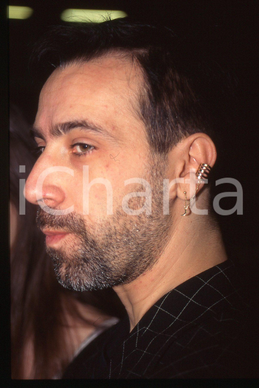 35mm vintage slide* 1997 FESTIVAL SANREMO - Fabio RICCI dei JALISSE (2)