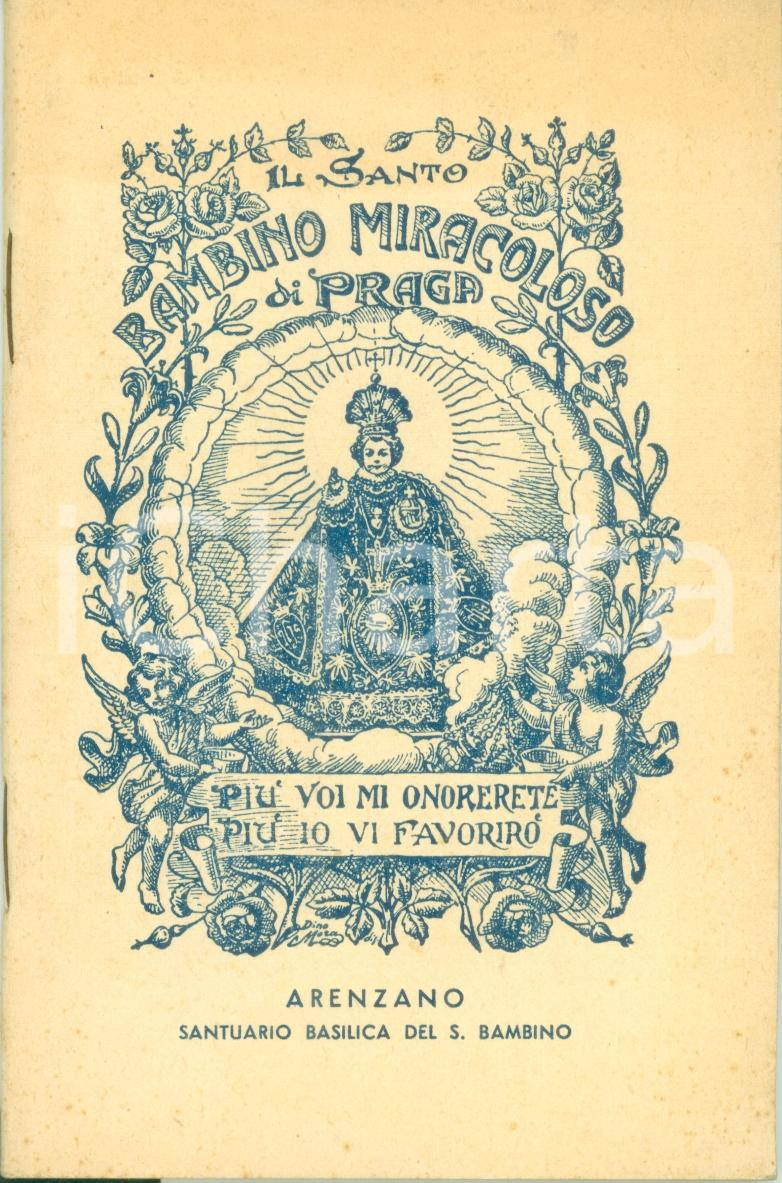 Libro, pubblicazione d epoca 1948 ARENZANO GE Santo Bambino Miracoloso di PRAGA Notizie storiche preghiere 1
