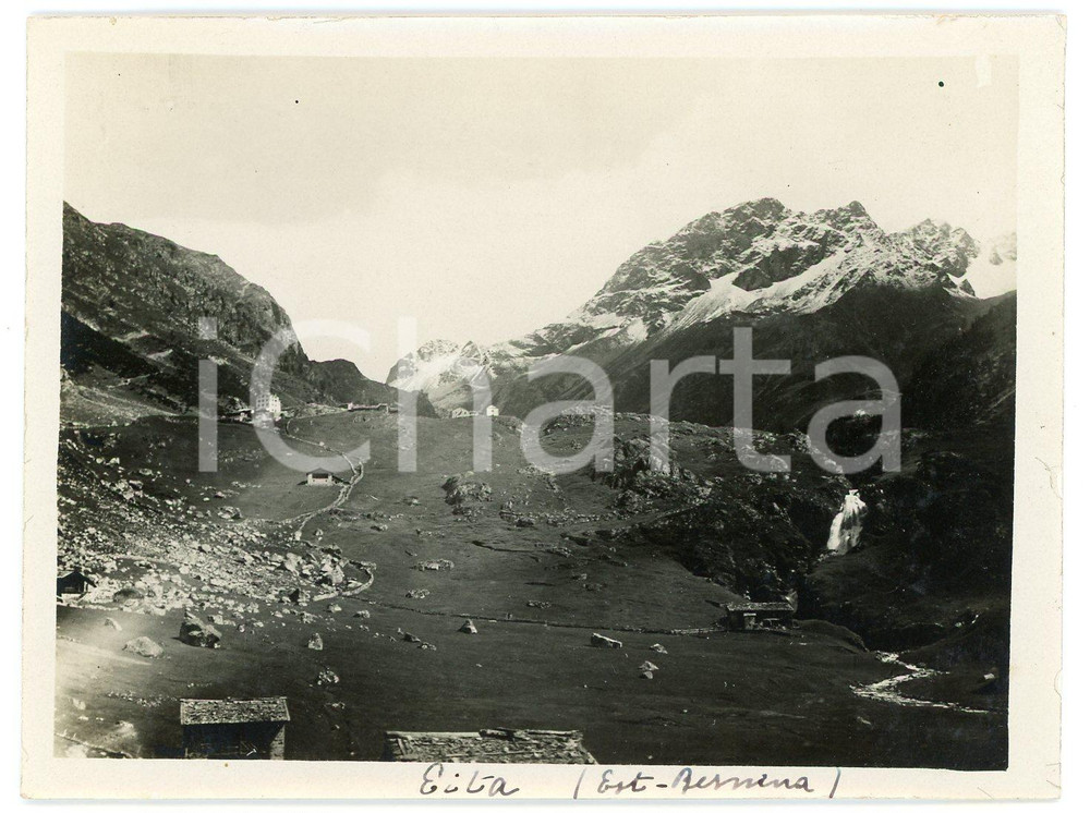 1920 ca. EITA (Est-Bernina) - Panorama di Eita - Foto 12x9 Fotografia d'epoca. GOOD/buono Piccoli segni al lato destro Formato: 12 x 9 cm originale e autentica 1