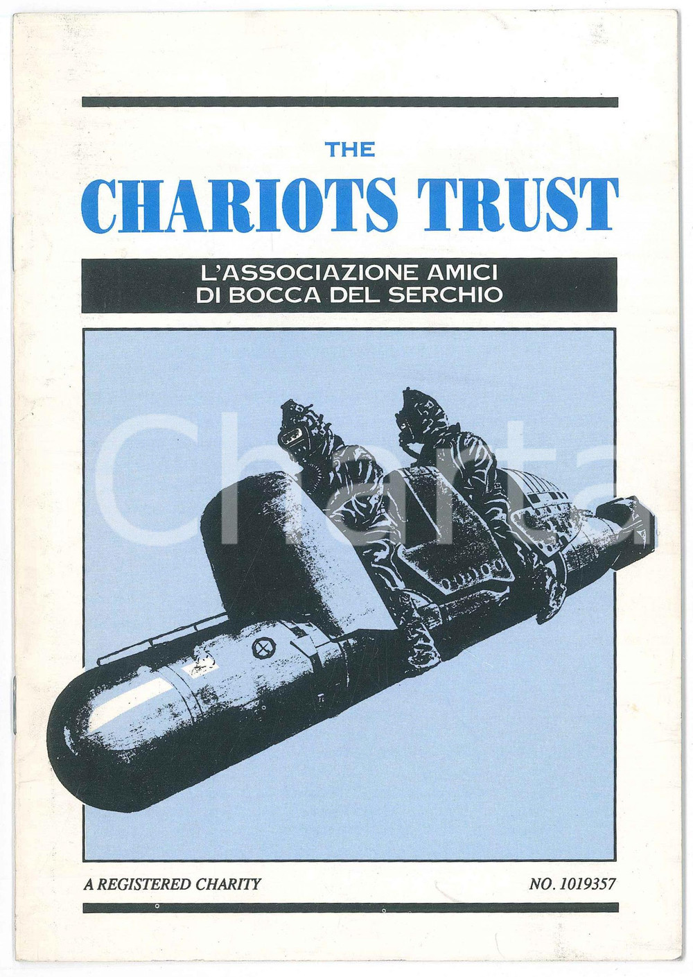 Libro, pubblicazione d epoca 2000 ca Amici di BOCCA DI SERCHIO  The Chariots Trust Pubblicazione 15 pp. 1