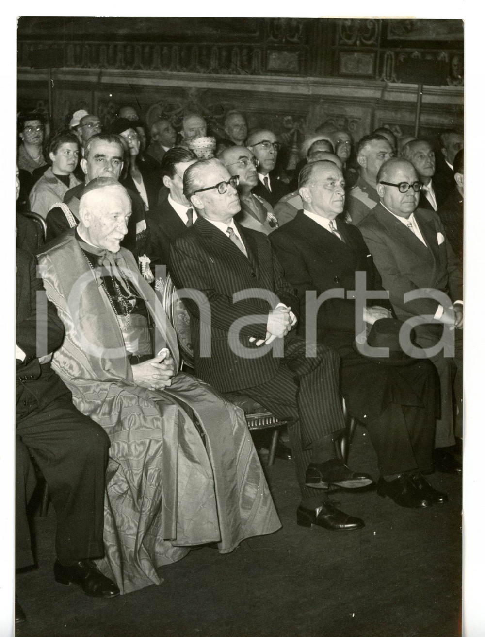 1957 ROMA Commemorazione Antonio CANOVA - Giovanni GRONCHI e Celso COSTANTINI