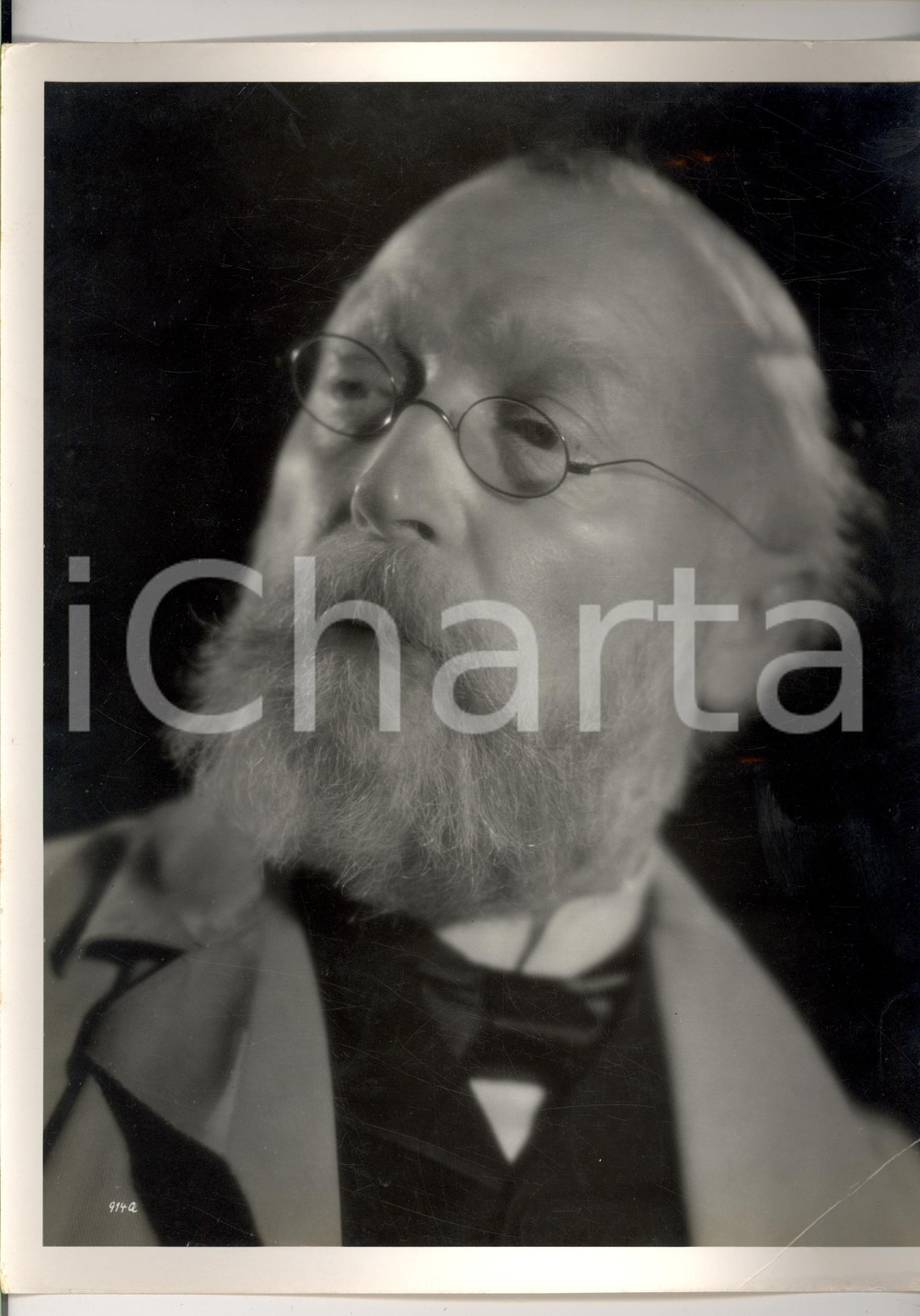 Fotografia d epoca originale 1939 CINEMA La vita del dottor Koch  Werner KRAUSS nei panni di Rudolf Virchow 1
