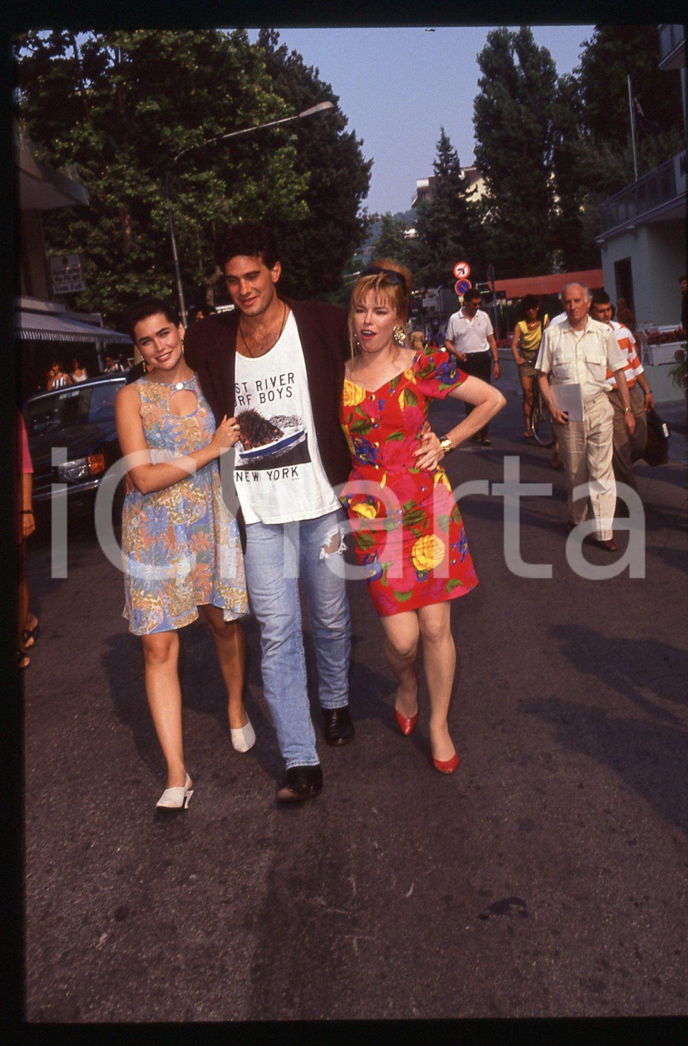 35mm vintage slide* 1991 GABICCE MARE Richard STEINMETZ Rena SOFER Linda COOK 17