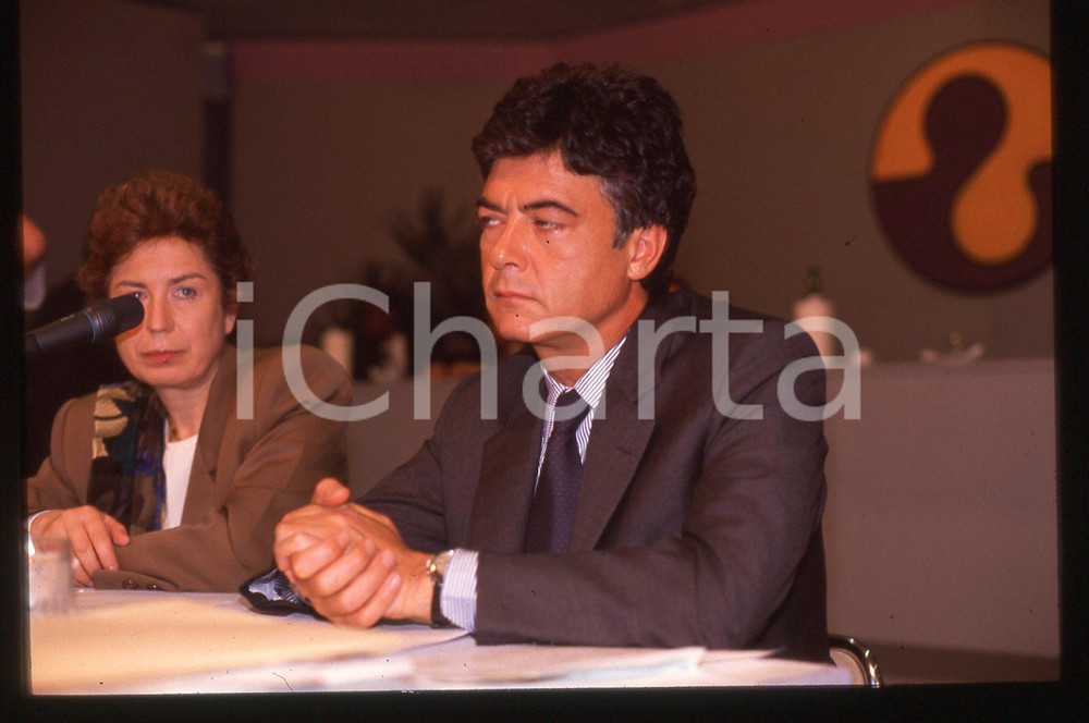 35mm vintage slide* 1990 ROMA Claudio MARTELLI Rosa RUSSO IERVOLINO (1)