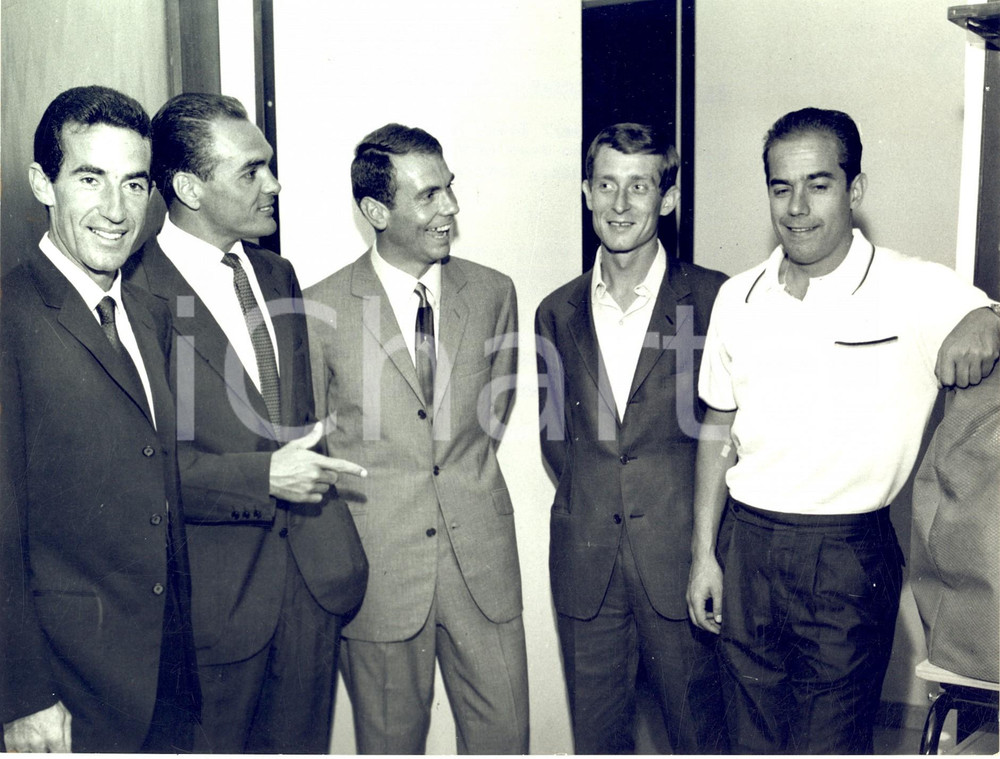 1966 CALCIO SAN PELLEGRINO TERME Raduno dei giocatori dell'INTER *Foto 24x18