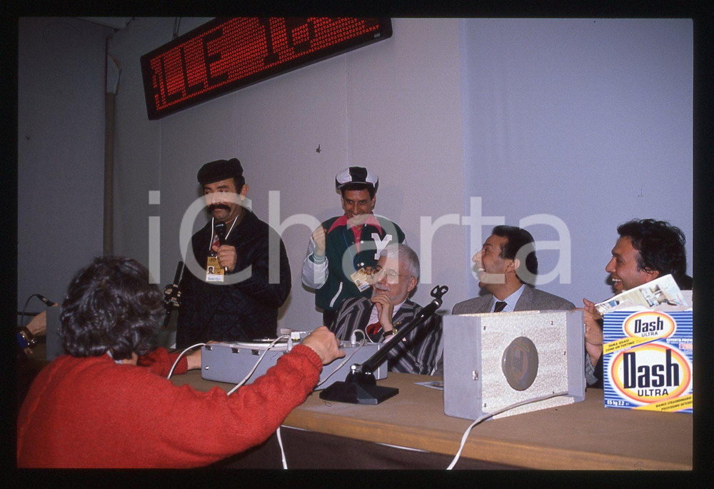 35mm vintage slide* 1990 SANREMO SCIAMPI Mimmo SANTONASTASO Piero CHIAMBRETTI 3