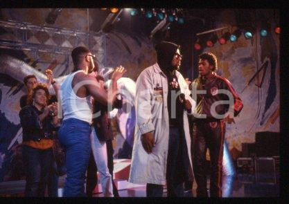 35mm vintage slide* 1989 ca ITALY American DJ and rapper Afrika BAMBAATAA (37)