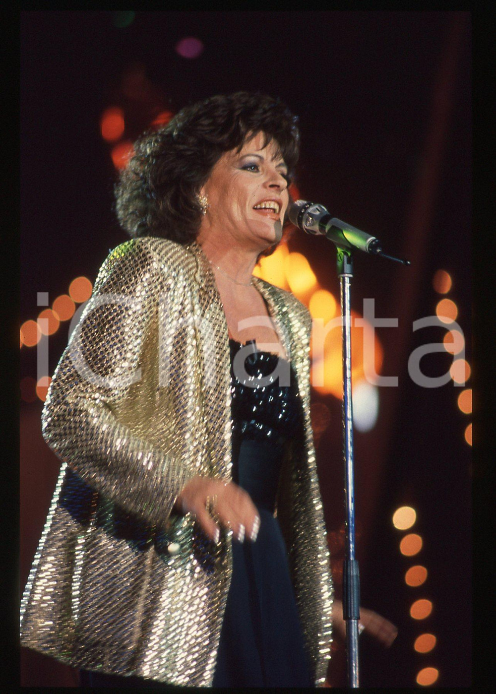 35mm vintage slide* 1989 CANALE 5 Cocky MAZZETTI a C'ERA UNA VOLTA IL FESTIVAL 7