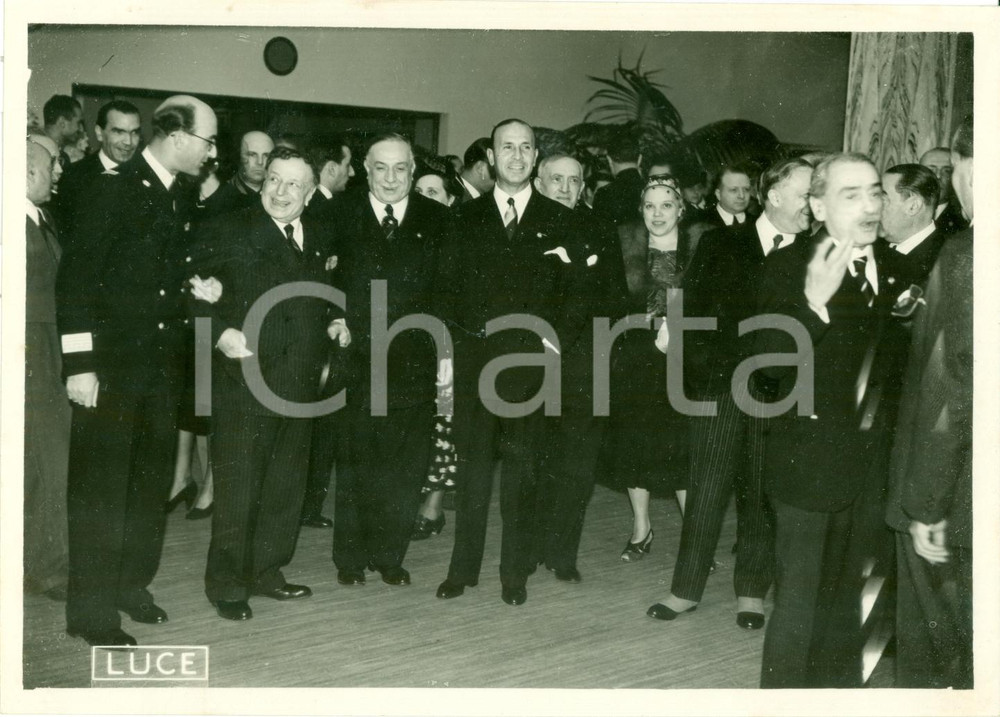 Fotografia d epoca originale 1938 MILANO Dino ALFIERI inaugura stagione Teatro ALLA SCALA Fotografia 1