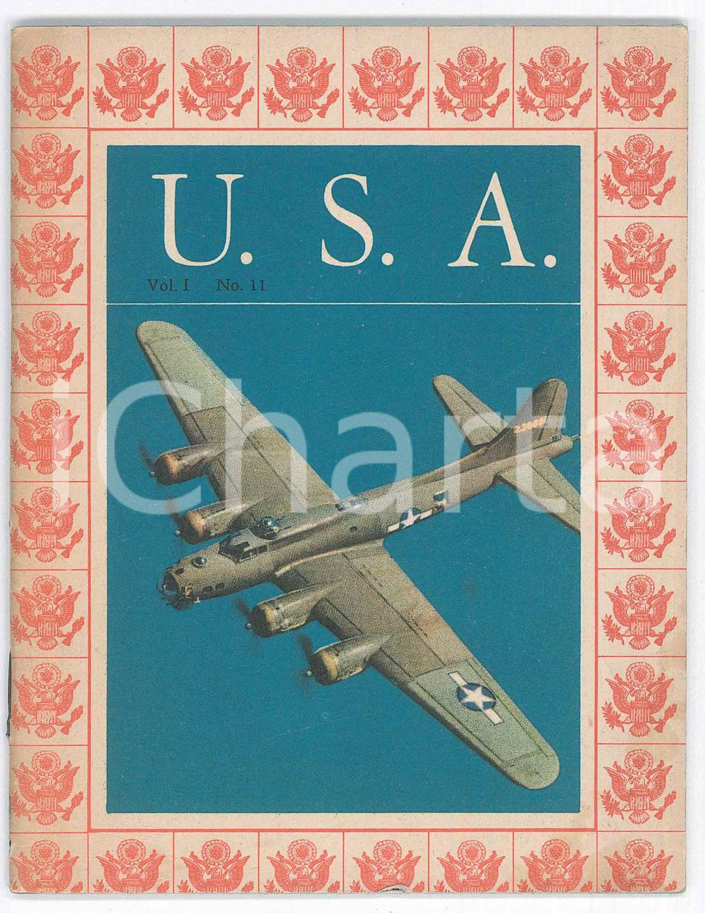 Libro, pubblicazione d epoca 1945 ca U.S.A. Donne nelle Forze Armate  Boston culla della libertÃ   nÂ° 11 1