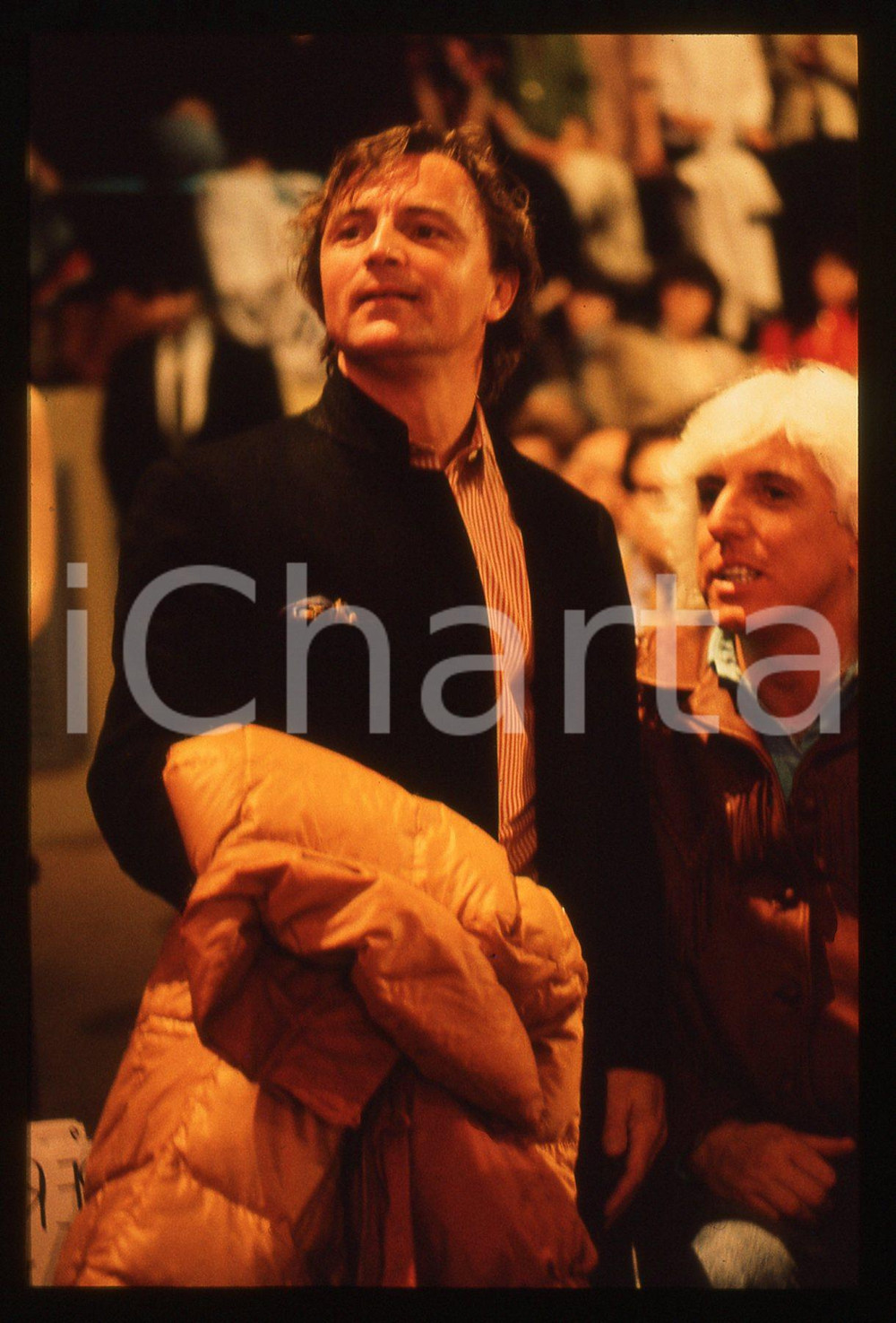 35mm vintage slide* 1990 ca COSTUME Renè ARNOUX - Ritratto del pilota (3)