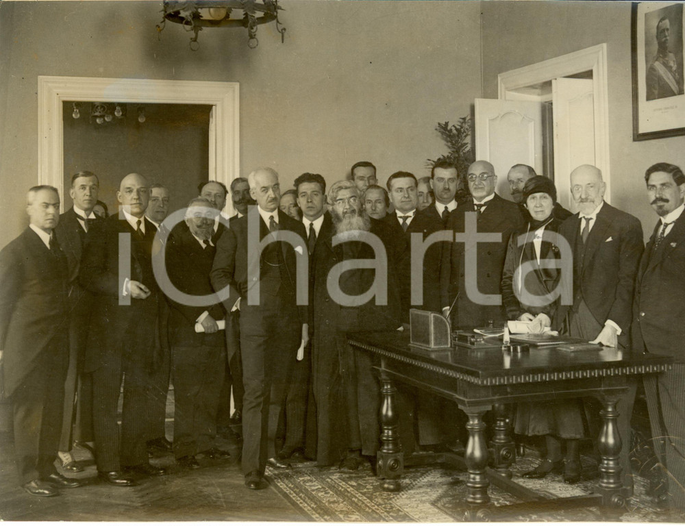 Fotografia d epoca originale 1930 ROMA Insediamento Comitato Nazionale ORFANI di GUERRA Fotografia 1