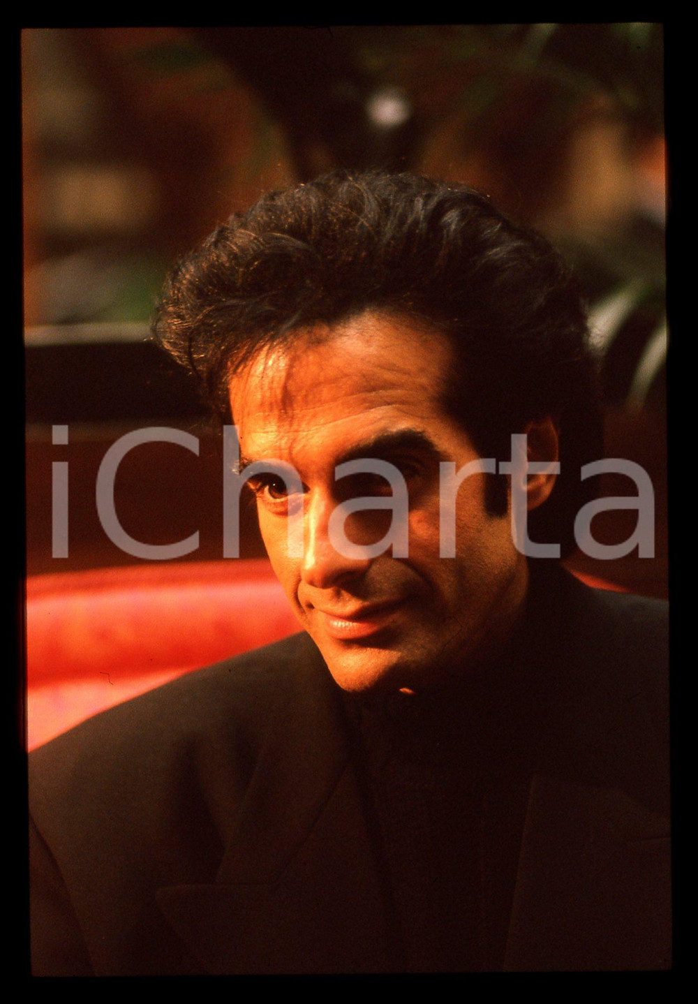 35mm vintage slide* 1995ca COSTUME David COPPERFIELD Ritratto illusionista 10