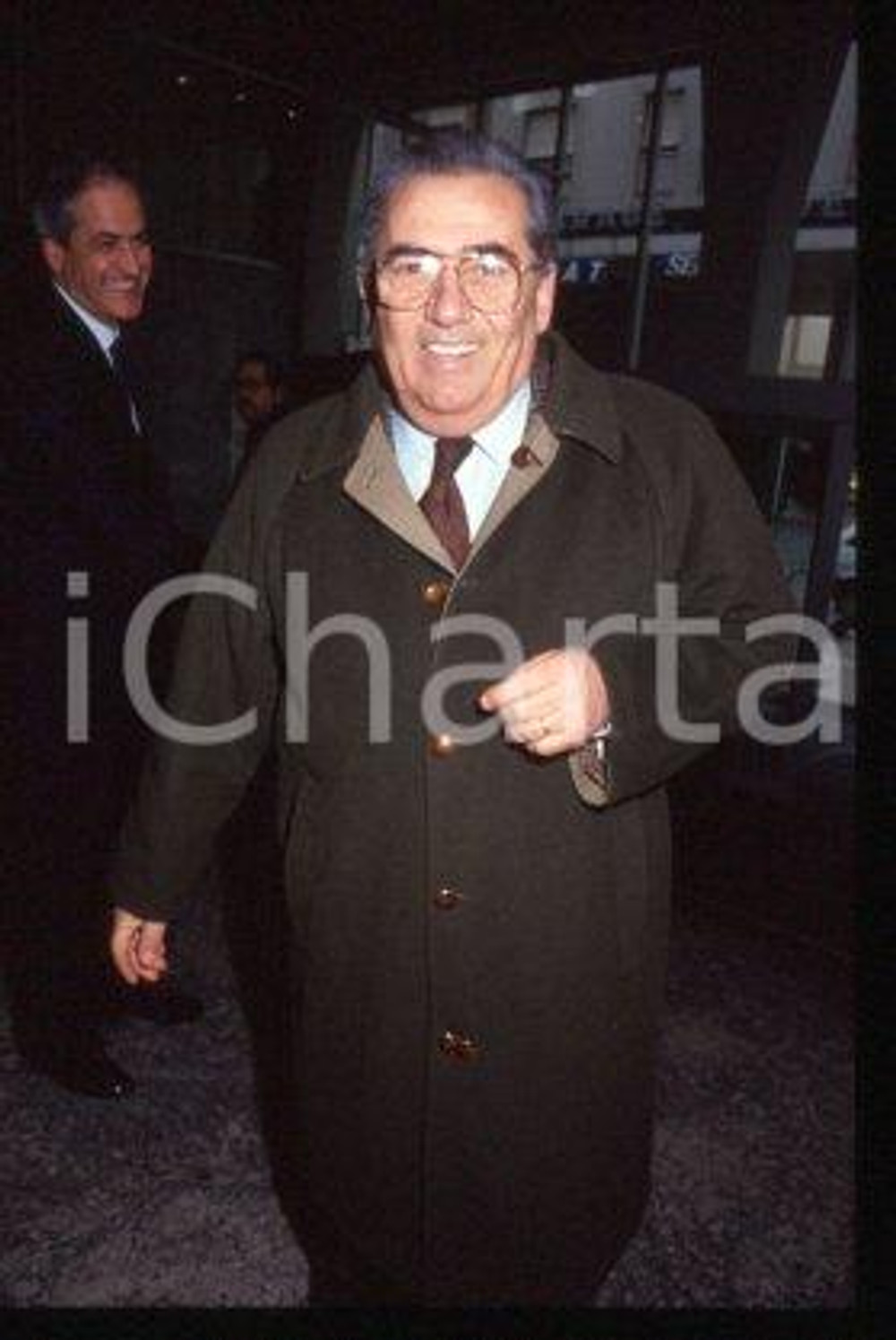 35mm vintage slide* 1983 ca ITALY - INDUSTRY Engineer Pilade RIELLO Portrait 16