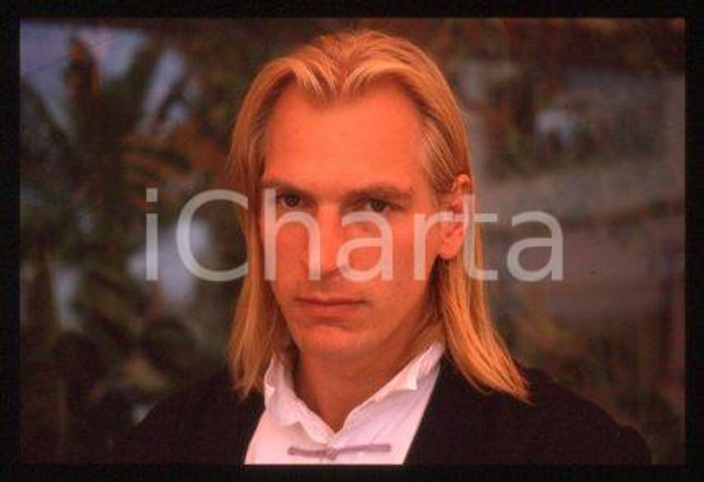 Julian SANDS CANNES Film Festival Portrait of actor 1990 * 35mm vintage slide 16
