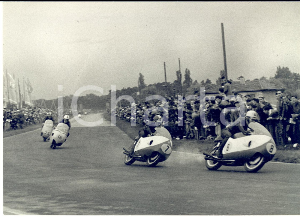 1957 MOTOCICLISMO HOCKENHEIM Bob McINTYRE Libero LIBERATI John SURTEES *Foto