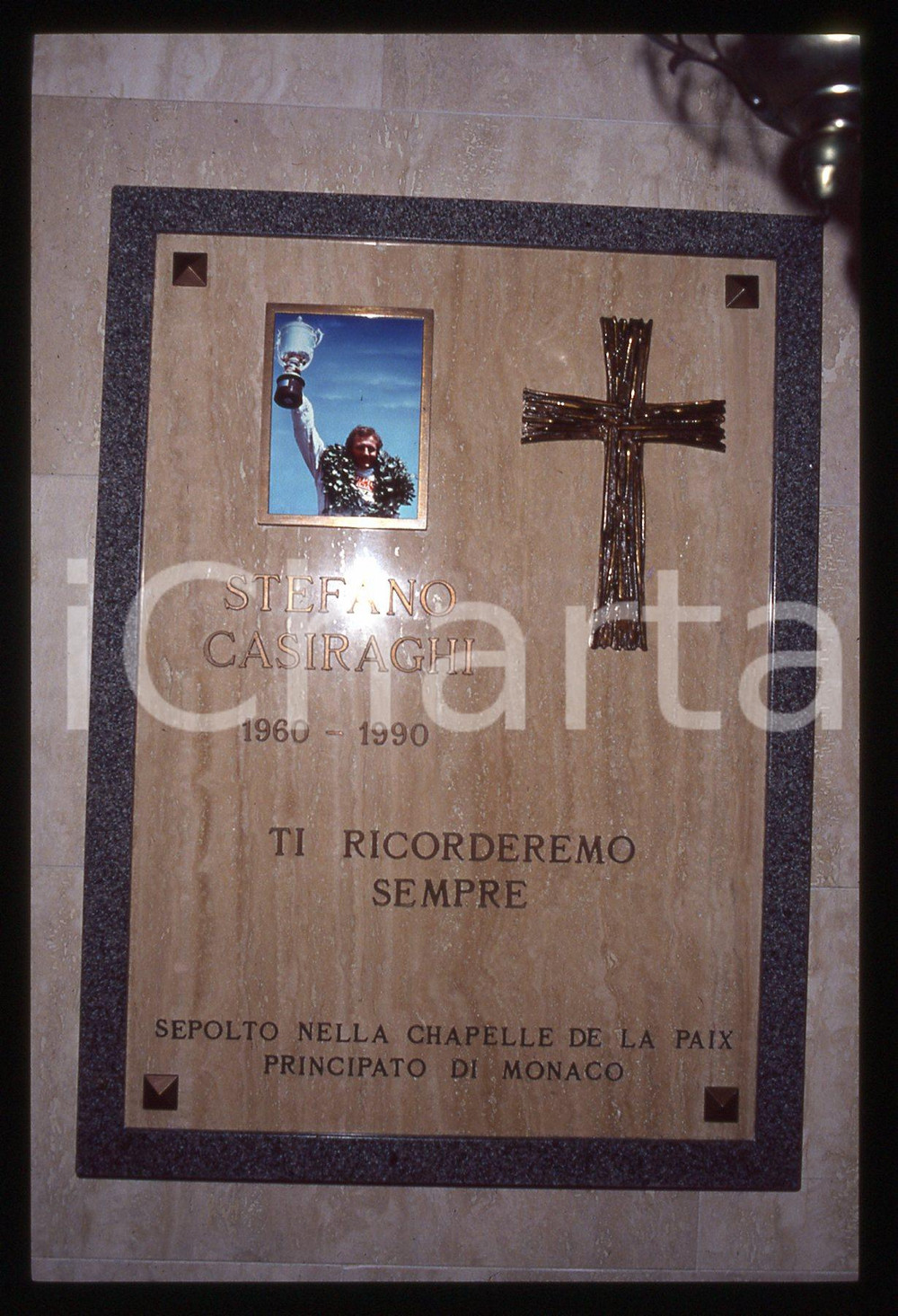 35mm vintage slide* 1990 FINO MORNASCO Tomba CASIRAGHI Lapide Stefano (12)