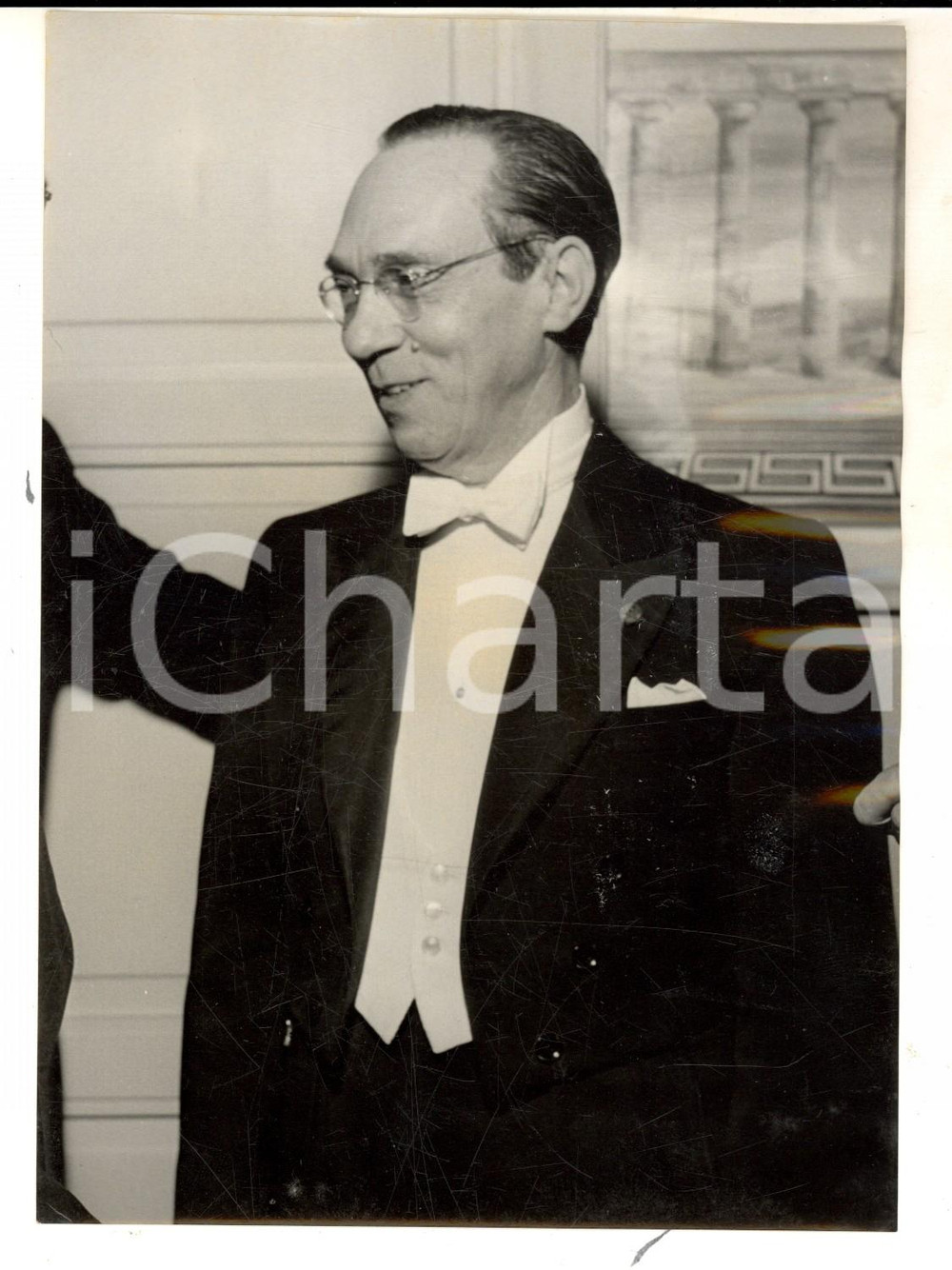 Fotografia d epoca originale 1958 MILANO TEATRO ALLA SCALA Maestro Antonino VOTTO all inaugurazione Foto 1