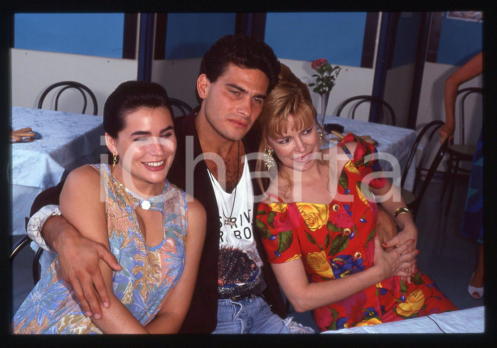 35mm vintage slide* 1991 GABICCE MARE Richard STEINMETZ Rena SOFER Linda COOK 19