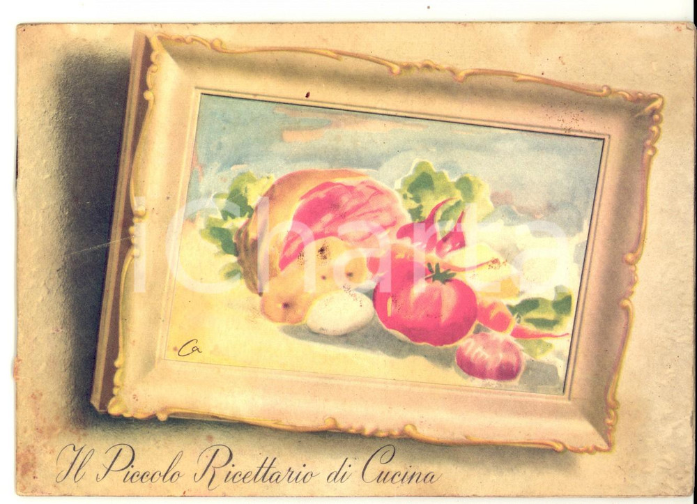 Materiale pubblicitario d’epoca 1950 MILANO Ditta SIMMENTHAL Il piccolo ricettario di cucina ILLUSTRATO 1