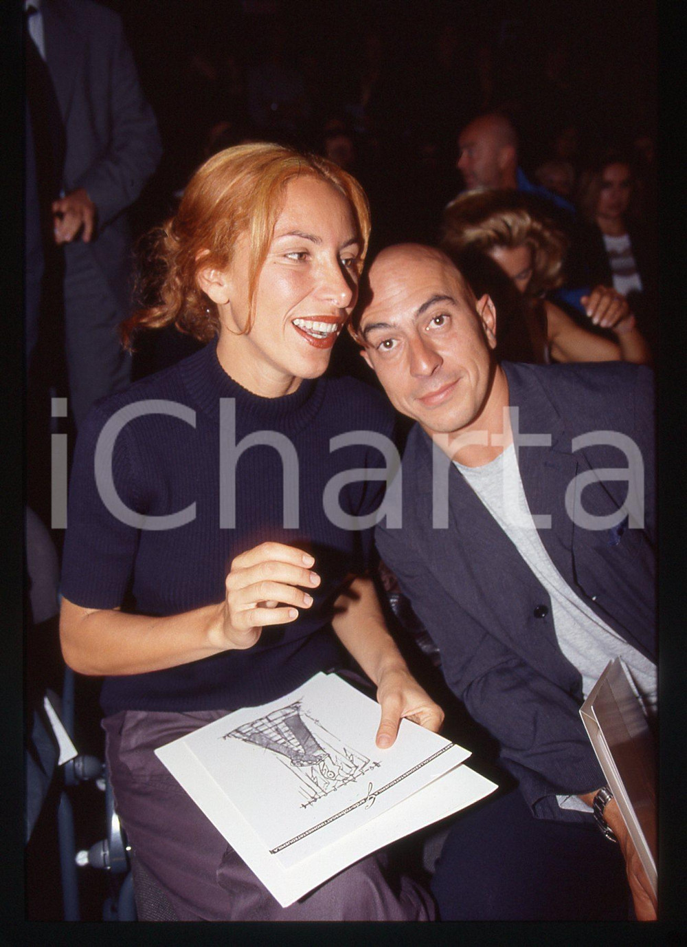 35mm vintage slide* 1995 ca COSTUME - Roberto CIUFOLI e Tiziana FOSCHI