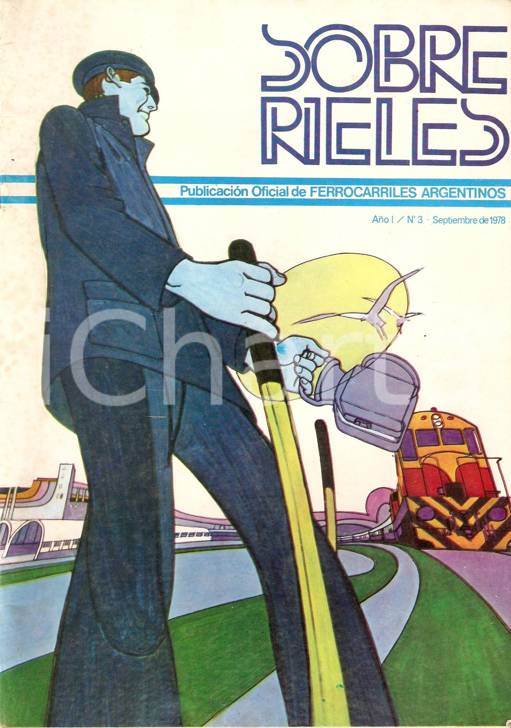 Giornale, rivista storica 1978 ARGENTINA  SOBRE RIELES N.3 Publicación oficial Ferrocarriles argentinos 1