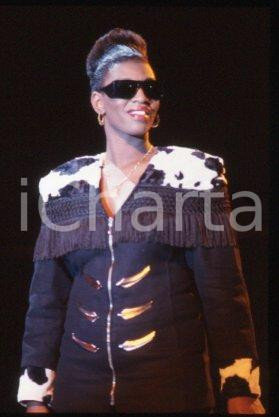 35mm vintage slide* 1990 ca ITALY American house music singer ADEVA (34)